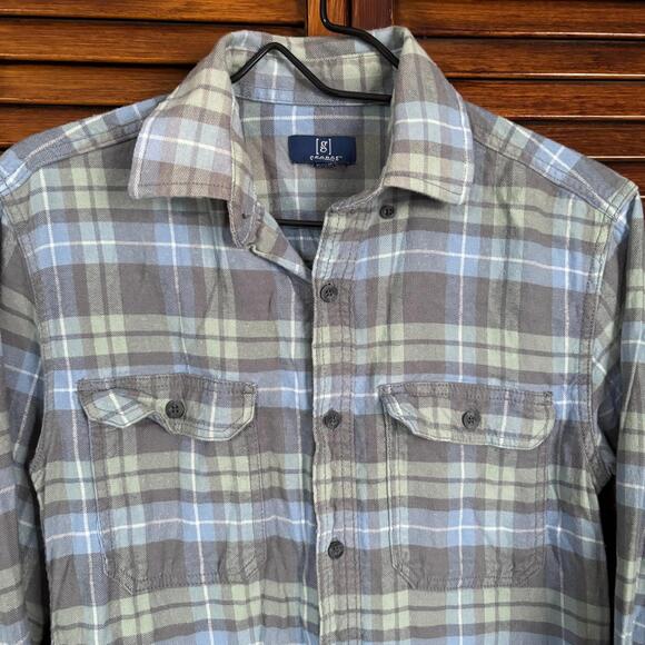 GEORGE Men's Flannel - Long Sleeve Casual Button Up Shirt - Size XS 30-32 - Picture 2 of 5